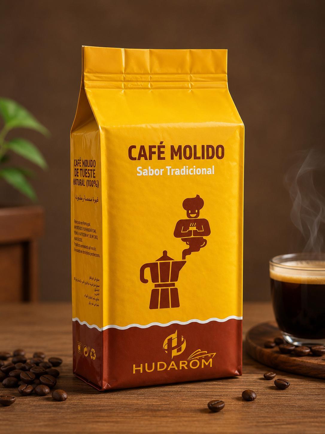 Hudarom Café Molido Tueste Natural 250g
