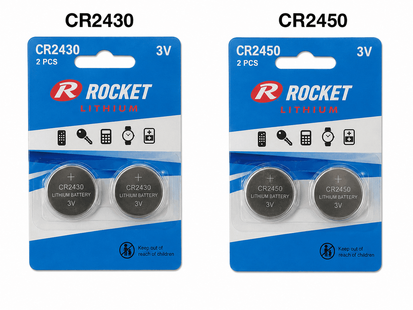 CR2430, CR2450