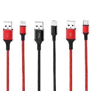 NB143 Braided USB cable Apple 1M Black