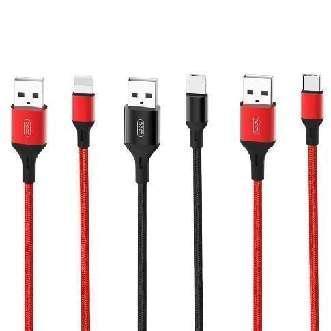 NB143 Braided USB cable Apple 2M Black