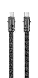 NB-Q288B Lanyard Bullet Zinc Alloy Type-c to Type-c 60W Black