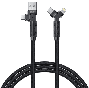 NB308 Four-in-one data cable black